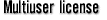 Multiuser license