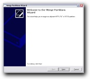 Merge 2 hard disk partitions