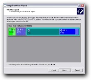 Combine hard drive partitions