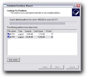 Recover lost partitions