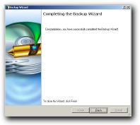 Wizard completing page