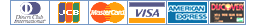 Mastercard, Visa, American Express credit cards are accepted