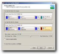 Drive two partitions together