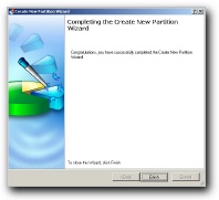 Apply drive partitioning changes