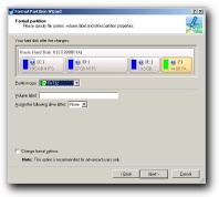 Drive two partitions together