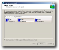 Combine hard drive partitions