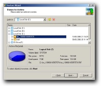 Select an archive to restore