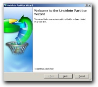 Undelete hard drive partition