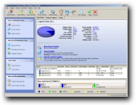 Partition Manager main window. View your hard disks and partitions. Click the image to enlarge