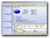 Partition Manager main window. View your hard disks and partitions. Click the image to enlarge