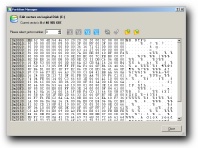 View sectors of your hard disk with Partition Manager. Click the image to enlarge