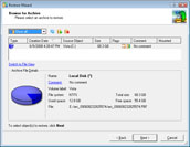 Restore Wizard