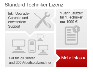 Festplatten Manager Standard-Technikerlizenz