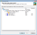 Backup software screenshots