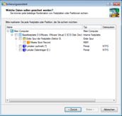 Backup software screenshots
