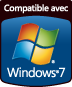 “Compatible avec Windows 7„ logo.