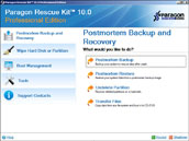 Main Window (Windows PE Recovery CD)
