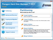 Screenshot for Paragon Hard Disk Manager Suite 2011
