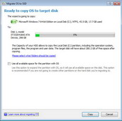 Migrate OS to SSD Wizard