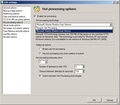 Backup software screenshots