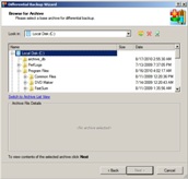 Differential Backup Wizard