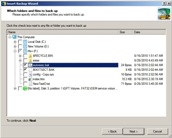 Manage backup images