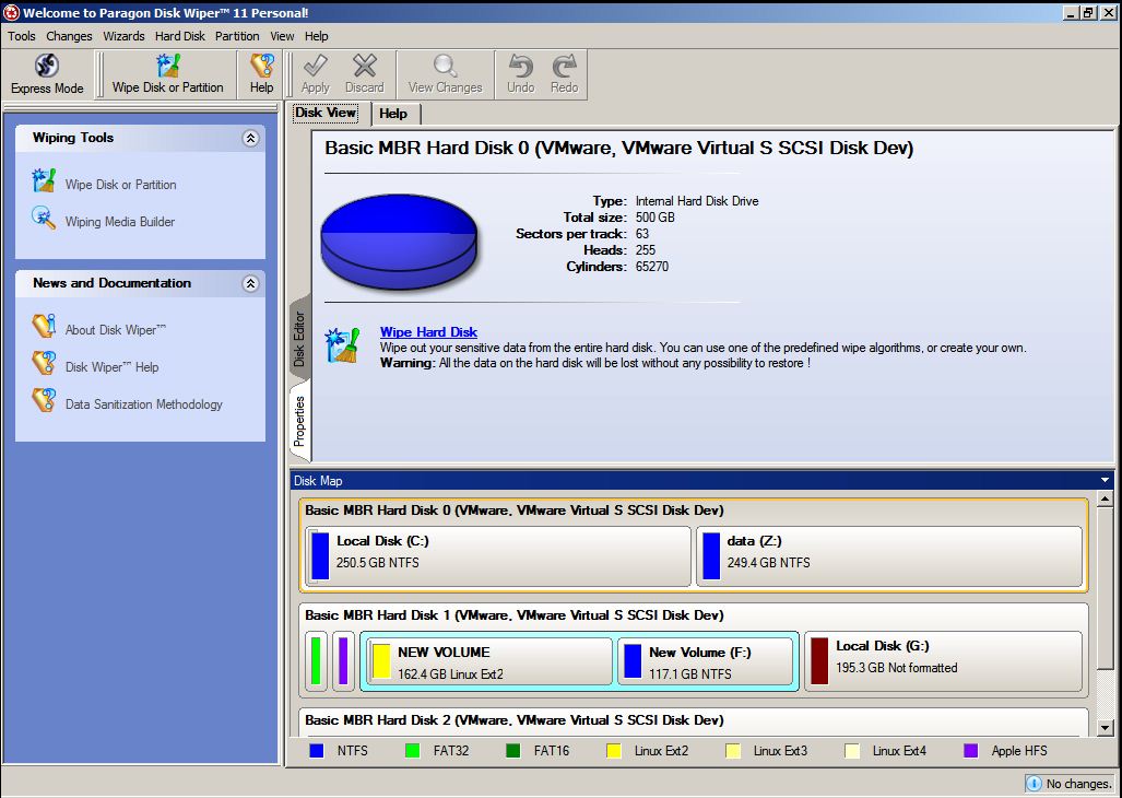 Disk Wiper 11 screenshot