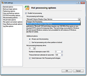 Backup software screenshots