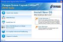Starting the Install New OS Wizard.