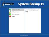 Recovery CD - main menu