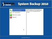 Recovery CD - main menu