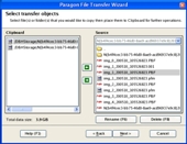 Recovery CD: Paragon File Transfer Wizard