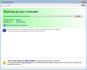 Backing up your computer...