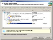 Backup software screenshots
