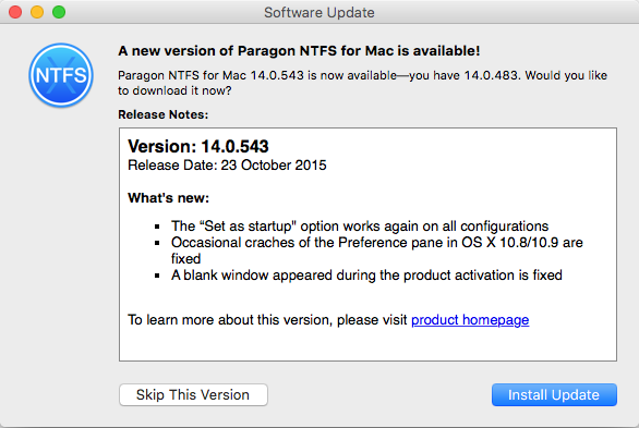 Enable write access to NTFS partitions under Mac OS X