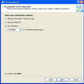 Assistant de démarrage de l'installation d'un nouvel OS