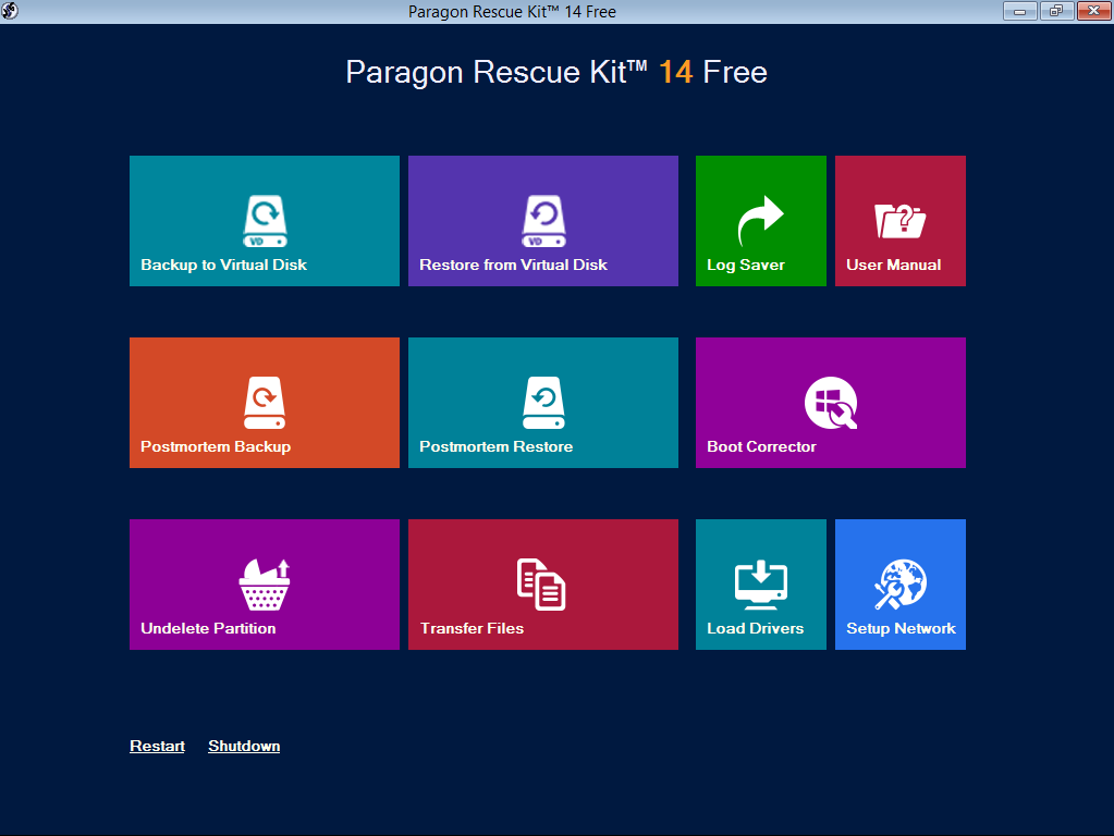 Paragon Rescue Kit 14 Free Edition Free full