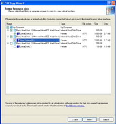 P2V Migration - Select source objects for migration