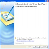 P2V Creation VD - Main Window Wizard