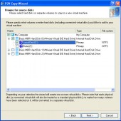 P2V Migration - Select source objects for migration