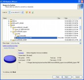 P2V Restore - Select  an archive for conversion to a virtual disk